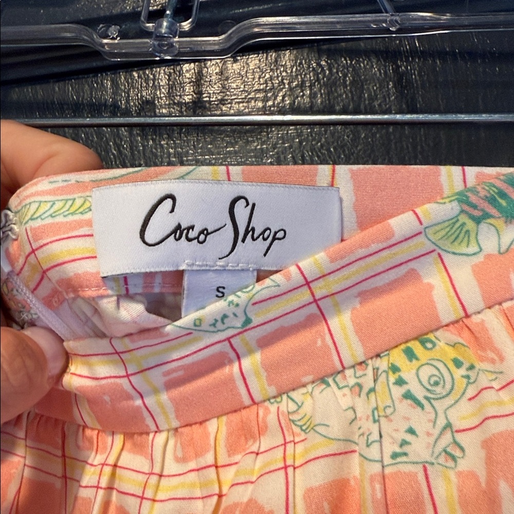 Coco Shop Skirt In Fishing Net Print View 5